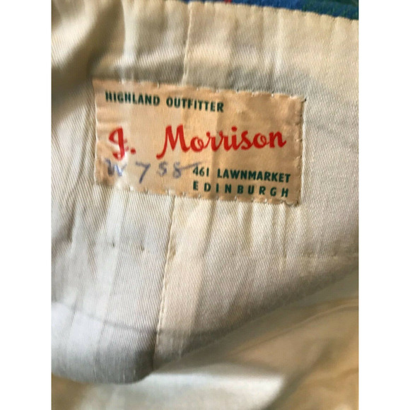 vtg J MORRISON KILT John Edinburgh Scotland Tartan - Picture 4 of 5